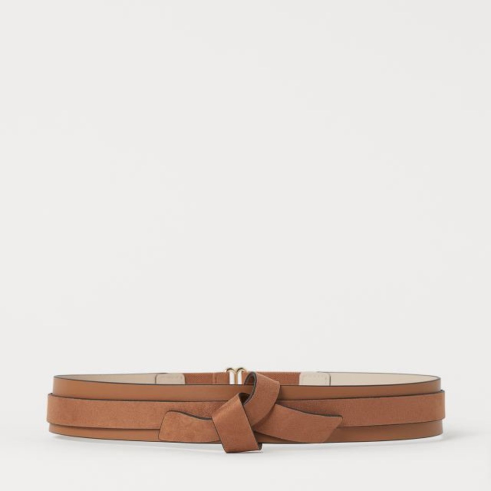 H&M wide waisted leather belt